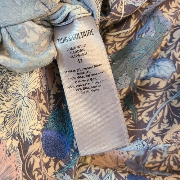 Zadig Voltaire: Josia Wild Garden Maxi Skirt - Picture 12 of 12